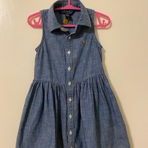 Polo jean size 2 girls dress